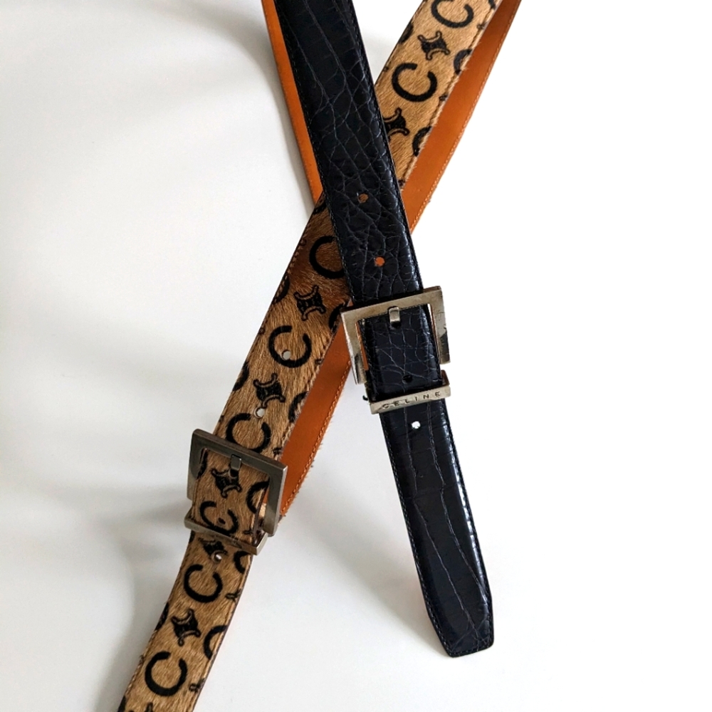 Celine vintage belts 70cm